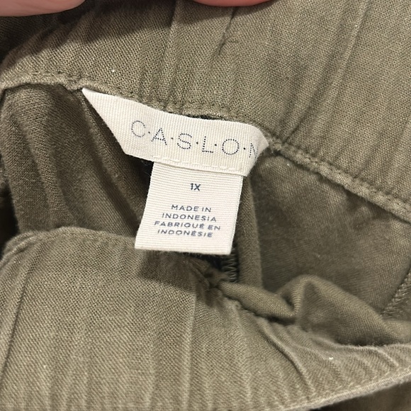 Caslon Drawstring Linen Blend Shorts - Picture 4 of 4